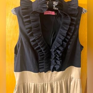 Vintage Black/Gold Dress